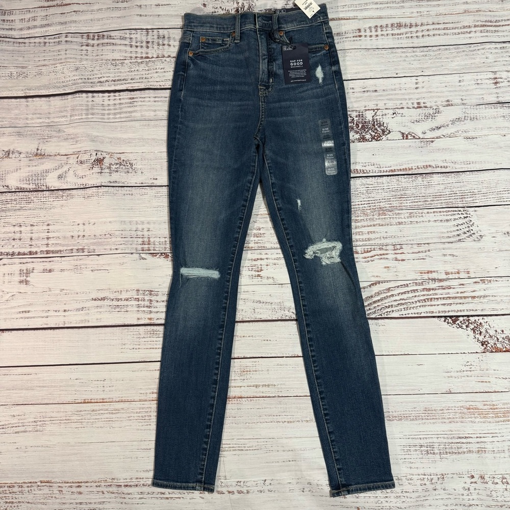NWT Gap Sky High True Skinny Jeans